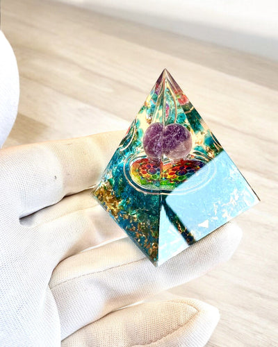 Piramide Energetica orgonite "Mystic Aura"