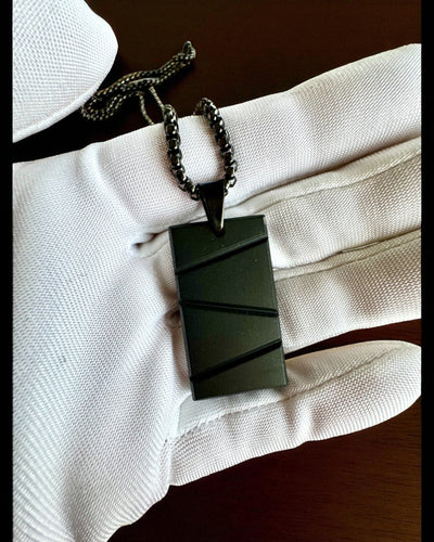 Herren Halskette Dog Tag „SteelVision“ – Edelstahl, 15 Varianten, Personalisierung mit Gravur