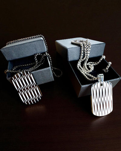 Herren Halskette Dog Tag „SteelVision“ – Edelstahl, 15 Varianten, Personalisierung mit Gravur