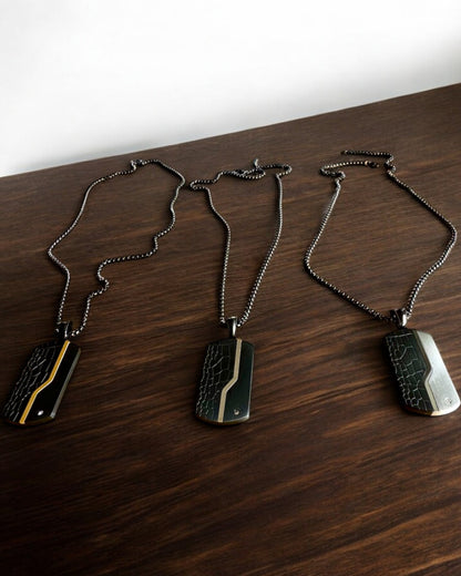 Men's Necklace Elegant Strength - personalized engraving for a gift