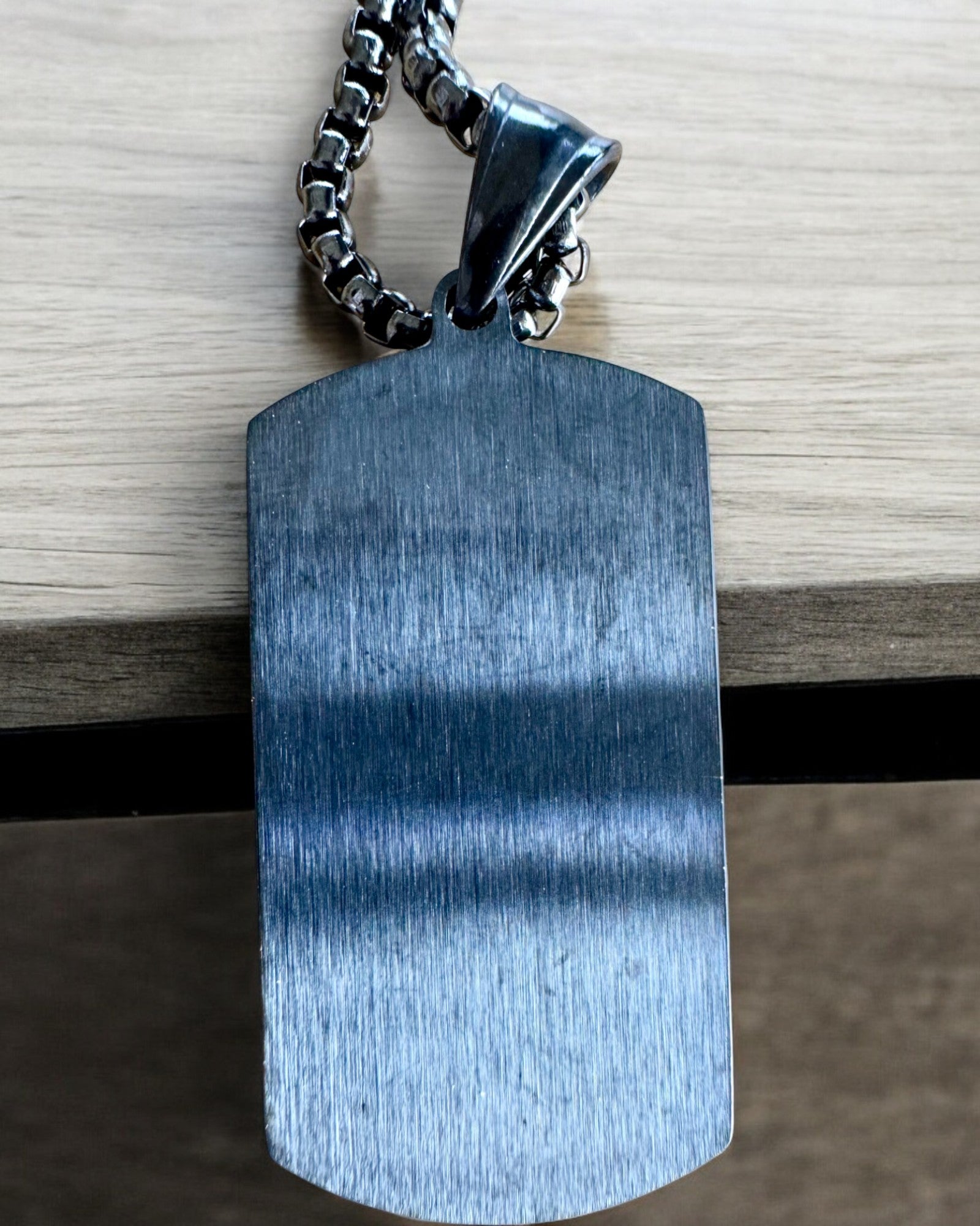 Men's Necklace Elegant Strength - personalized engraving for a gift