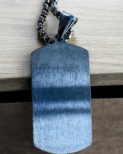 Men's Necklace Elegant Strength - personalized engraving for a gift