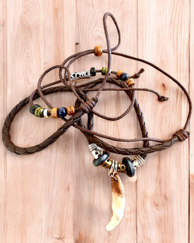 Wilczy Ząb - Collier de Puissance - possibilité de personnalisation avec gravure pour cadeau