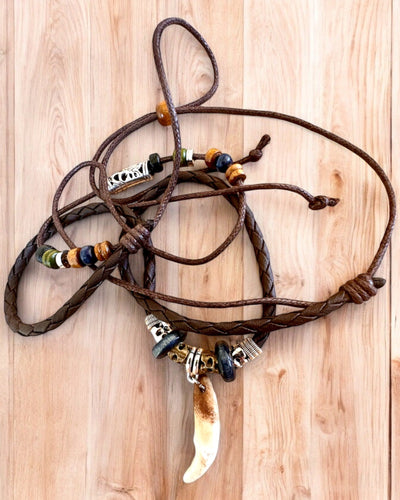 Wilczy Ząb - Collier de Puissance - possibilité de personnalisation avec gravure pour cadeau