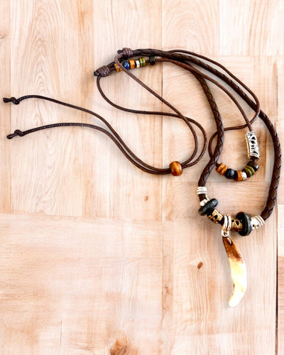 Wilczy Ząb - Collier de Puissance - possibilité de personnalisation avec gravure pour cadeau