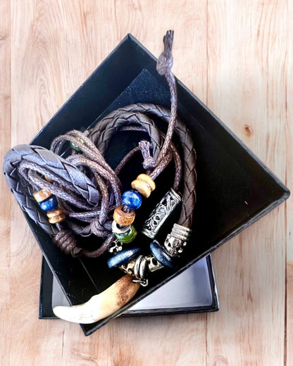 Wilczy Ząb - Collier de Puissance - possibilité de personnalisation avec gravure pour cadeau