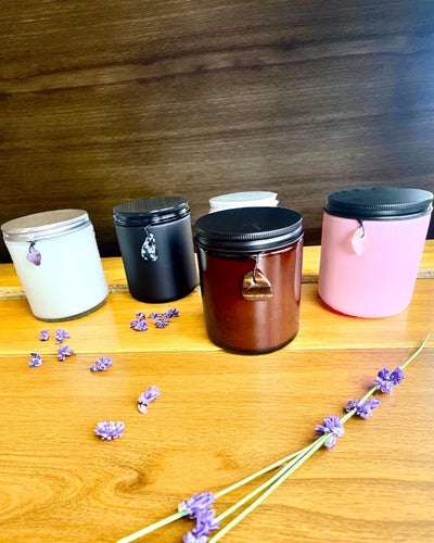 Intentional Candle Tiger Power – Confidence and Prosperity, 250 ml, option to personalize the lid for a gift