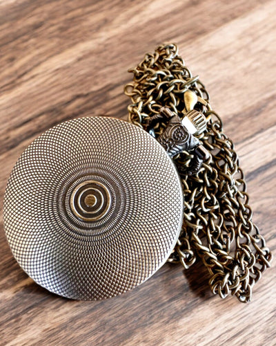 Montre de poche Unicorn Elegance avec chaîne, motif licorne, gravure personnalisée gratuite