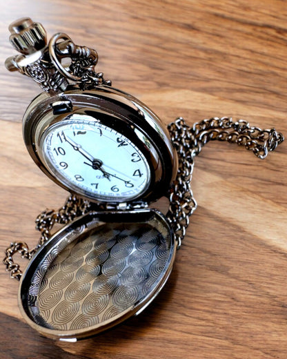 Orologio da tasca spaziale "Segreto Galattico", personalizzazione con incisione per regalo