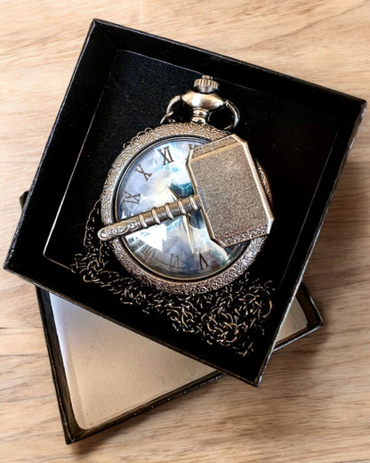 Młot Czasu - Montre de Poche, possibilité de personnalisation avec gravure pour cadeau