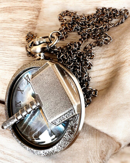 Młot Czasu - Montre de Poche, possibilité de personnalisation avec gravure pour cadeau
