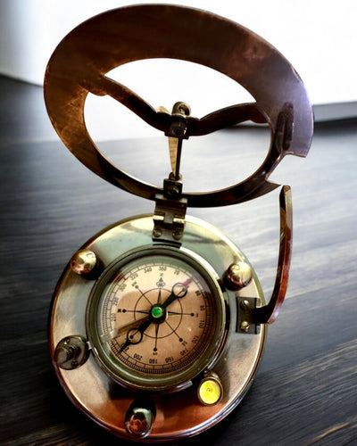 Bussola del Capitano Explorer 2 – possibilità di incisione personalizzata per regalo, disponibile in 2 varianti di colore