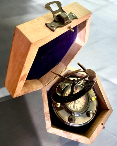 Bussola del Capitano Explorer 2 – possibilità di incisione personalizzata per regalo, disponibile in 2 varianti di colore