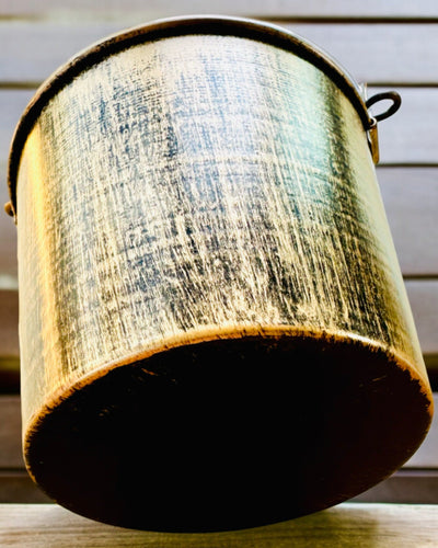 "Rustic Charm" Stile Posacenere in Metallo, altezza 19-23 cm, 8 varianti disponibili, incisione su richiesta