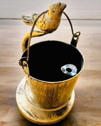 Cendrier Métallique Élégant "Rustic Charm" de 19-23 cm de hauteur, 8 variantes au choix, gravure sur demande