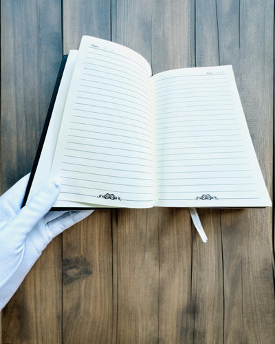 Notes artistico, notatnik maskarada - A5, personalizzazione con incisione per regalo