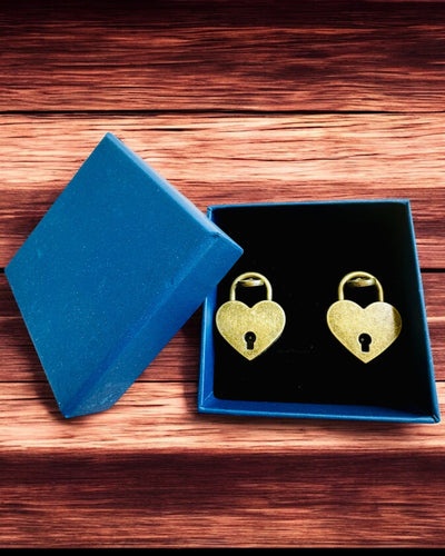 Mini Cadenas d'Amour Cœur DeLuxe, Ensemble de 2 cadenas avec clés, 6 variantes au choix, possibilité de personnalisation par gravure pour cadeau