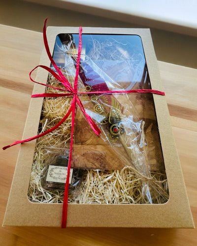 Set Regalo - Penna d'Oca Bordeaux-Viola "Eleganza Steampunk" con Possibilità di Incisione, per regalo