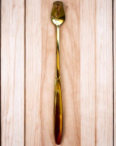 Cuillère Personnalisée en Rose avec Option de Gravure pour Cadeau - 3 Variantes de Couleur au Choix