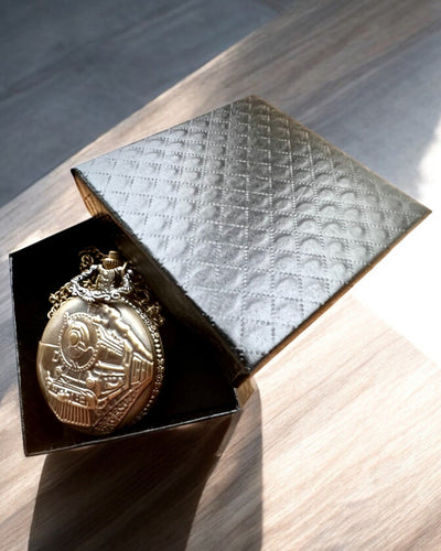 Orologio da Tasca Locomotiva del Tempo con incisione, come regalo, motivo treno