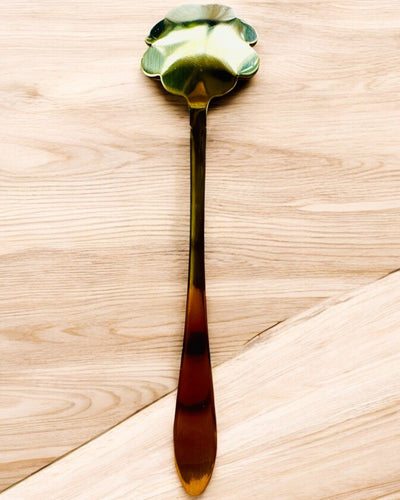 Ensemble de Cuillères "Rhapsodie Florale" - personnalisation par gravure pour cadeau, 2 variantes au choix