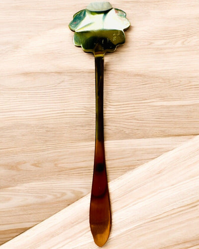 Ensemble de Cuillères "Rhapsodie Florale" - personnalisation par gravure pour cadeau, 2 variantes au choix