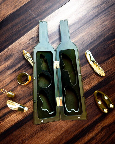 Ensemble à Vin "Sommelier's Delight" - possibilité de personnalisation avec gravure pour cadeau