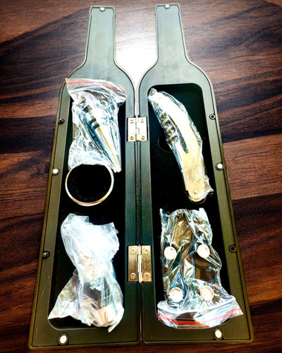 Ensemble à Vin "Sommelier's Delight" - possibilité de personnalisation avec gravure pour cadeau