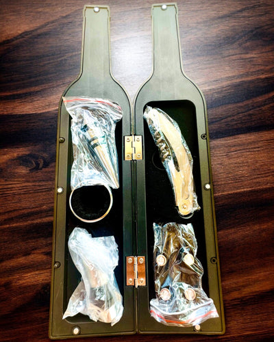 Ensemble à Vin "Sommelier's Delight" - possibilité de personnalisation avec gravure pour cadeau