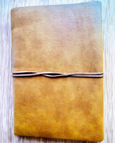 Bloc-notes "Jesienne Liście" Format A5, possibilité de personnalisation par gravure pour cadeau