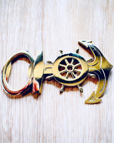 Captain's Bottle Opener - customizable with engraving, silver color