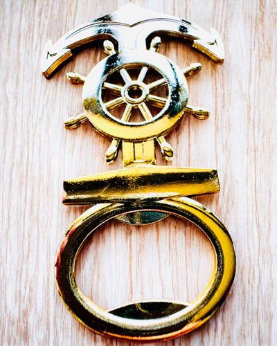 Captain's Bottle Opener - customizable with engraving, silver color