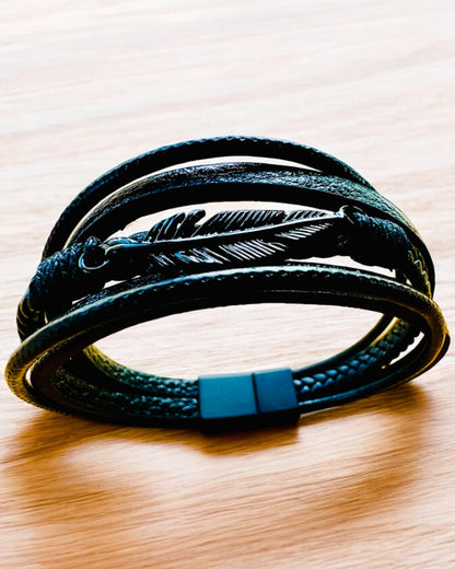 "Eagle" Bracelet with Engraving Option, 3 Color Variants