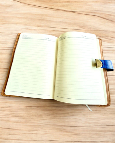 Taccuino in Pelle Esclusivo "Sekretnik" A5 con Serratura a Combinazione - personalizzazione con incisione