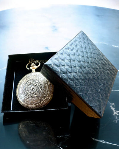 Montre de Poche "Astro Retro Style Antique" – avec option de gravure pour cadeau