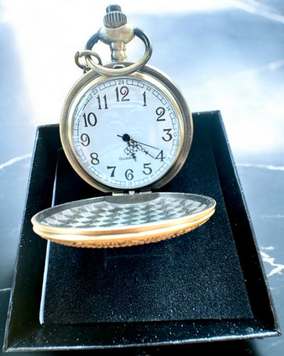Montre de Poche "Astro Retro Style Antique" – avec option de gravure pour cadeau