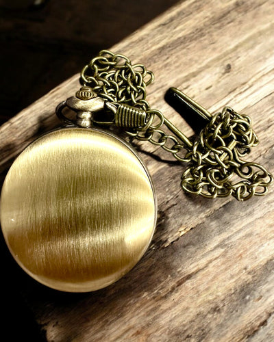 Antico Bussola Tascabile in Bronzo Dorato con Motivo Trafitto – Perfetto per Esploratori e Amanti del Retrò. Personalizzazione con Incisione