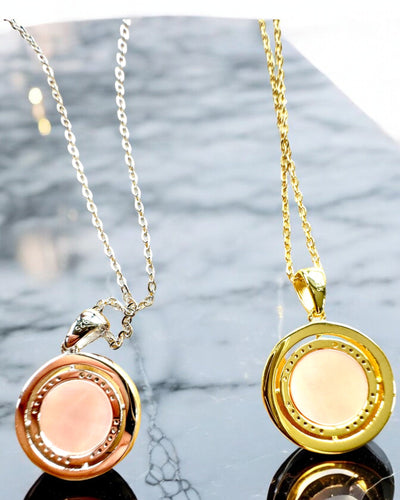 Collana Bussola "Direzione Stellare", possibilità di personalizzazione con incisione, 2 varianti di colore a scelta