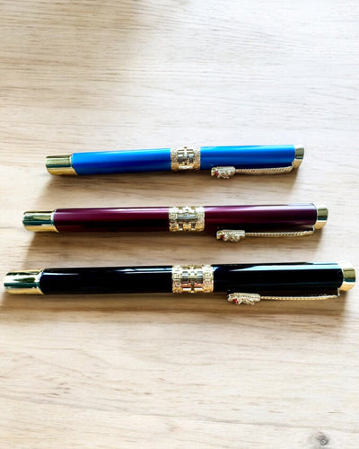 Elegant Dragon Pen, 3 color variants, personalization with engraving available for a gift