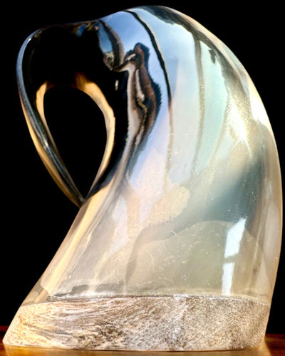 Compact, 350 ml, Masterpiece Carved Mug with Customizable Engraving - 2 Color Variants