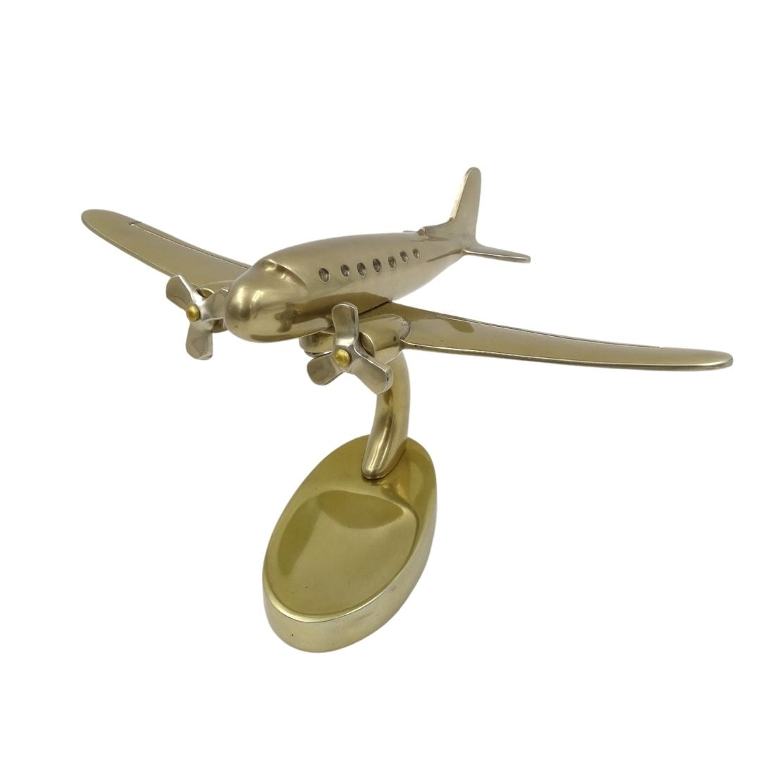 Großes Metallmodell eines zweimotorigen Flugzeugs – 90549