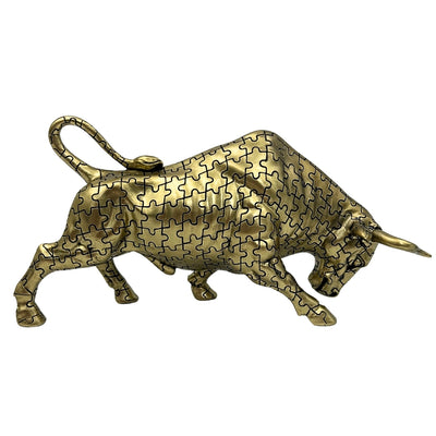 Stier - goldene Dekorfigur - Symbol der Stärke und des Reichtums - 43111Y1