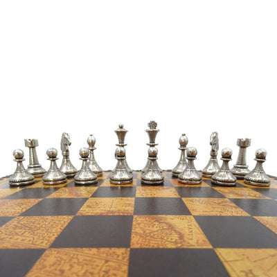 Échecs exclusifs en métal Italfama 28x28 cm – N035