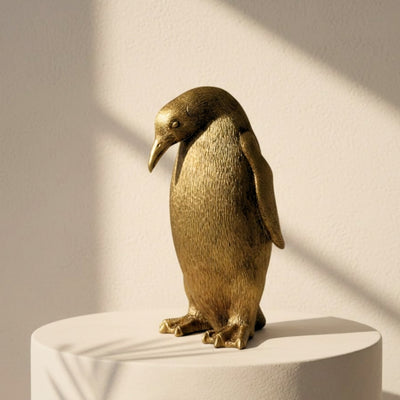 Statuetta decorativa Pinguino dorato Altezza 20,5 cm – 3989FJZ