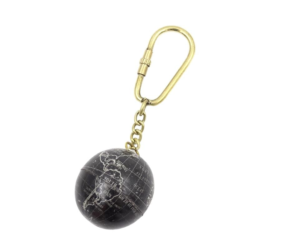 Globe Keychain - Gift for a Traveler - KRT14