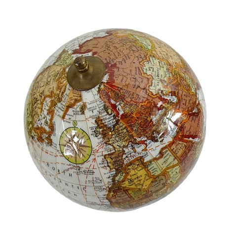 Elegante mappamondo decorativo su base in legno - World GLB-0096B