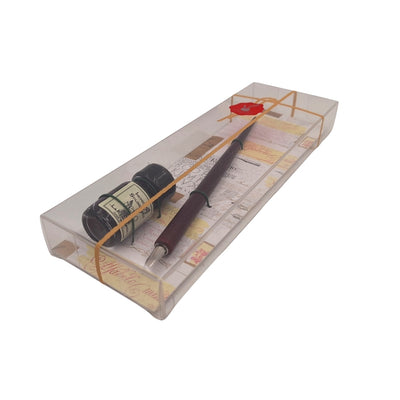 Kalligrafie-Set - Federhalter mit Feder + Tinte – 708
