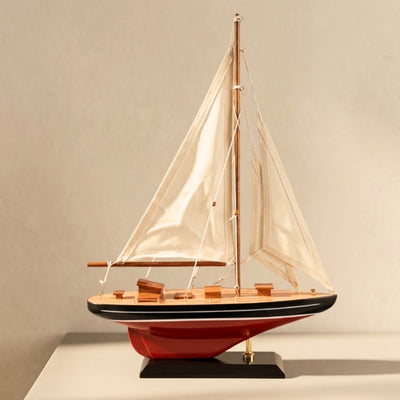 Modello in legno di yacht a vela - F1705