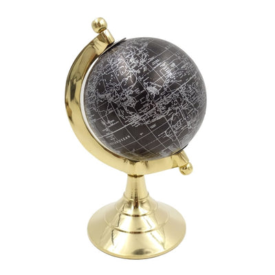Dekorativer Globus Schwarz & Gold – MMG004S