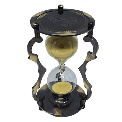 Elegante clessidra decorativa in ottone 5 min - NC2677